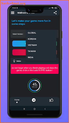 MidDroid Unlock 90 FPS For Android 11 screenshot