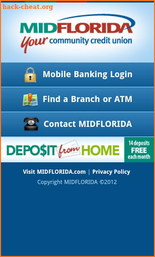 MIDFLORIDA Mobile Branch screenshot