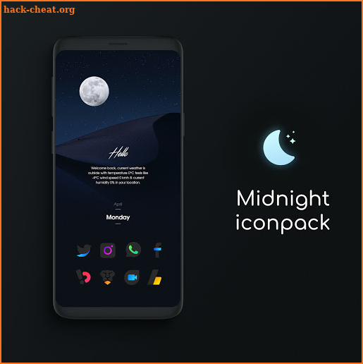 Midnight Icon Pack screenshot