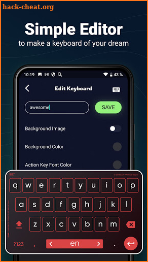 Midnight Keyboard screenshot