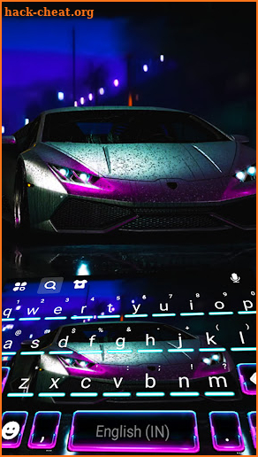 Midnight Racing Keyboard Background screenshot
