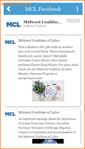 Midwest Coalition of Labor screenshot