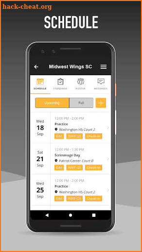 Midwest Wings Soccer Club screenshot