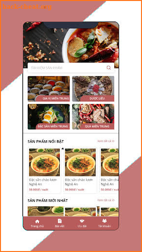 Miền Trung Food screenshot