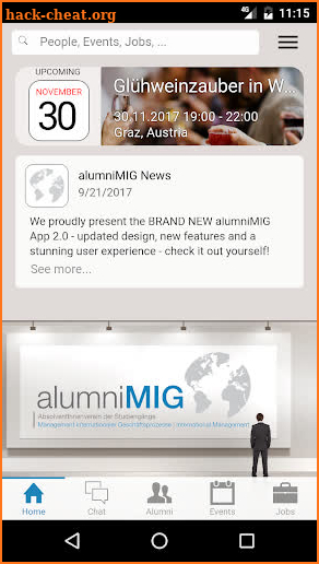 MIG App screenshot