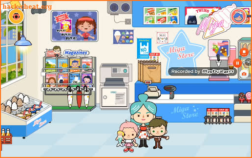 Miga Town World Pink Hair Tips screenshot