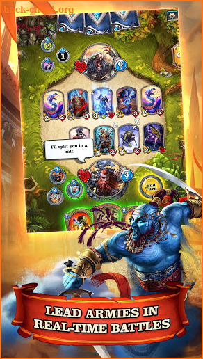 Mighty Heroes: Multiplayer PvP Card Battles screenshot