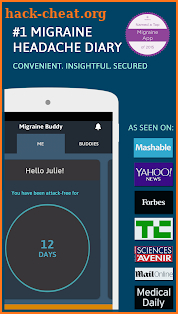 Migraine Buddy - The Migraine and Headache tracker screenshot