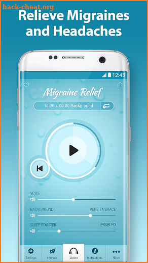 Migraine Relief Hypnosis - Headache & Pain Help screenshot