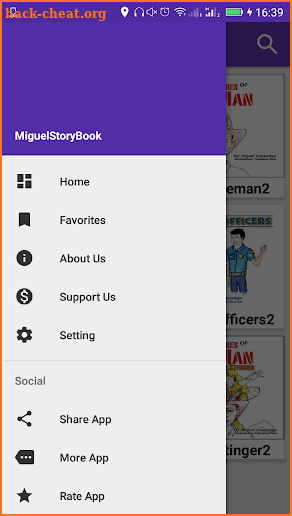 Miguel Story App screenshot