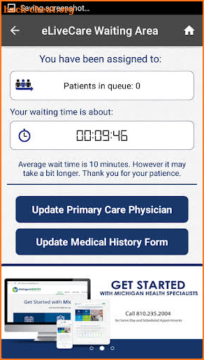 MiHealths Urgent Care screenshot