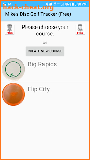 Mike's Disc Golf Tracker (Free) screenshot