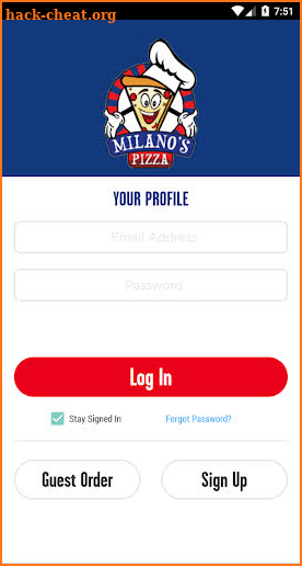 Milano’s Pizza screenshot