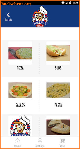 Milano’s Pizza screenshot