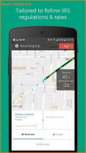 Mileage Tracker on Autopilot by Driversnote screenshot