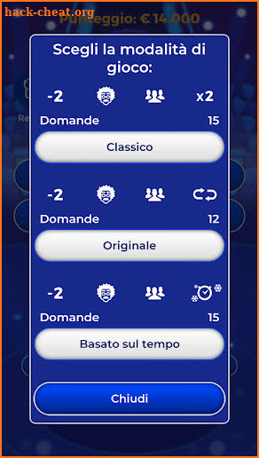 Milionario 2019 - Italiano Trivia Quiz Gratis screenshot