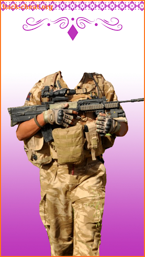 Military Man Photo Editor screenshot