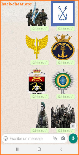 Military Stickers screenshot
