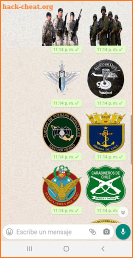 Military Stickers screenshot