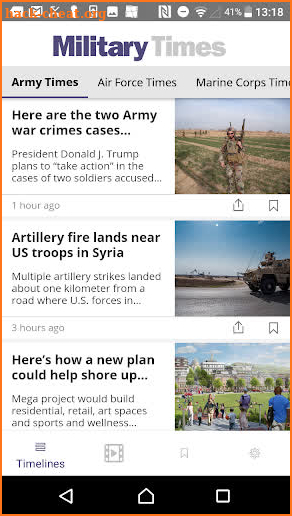Military Times screenshot