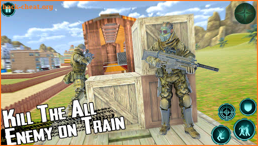 Military Train Shooting Game: Euro Train Simulator screenshot