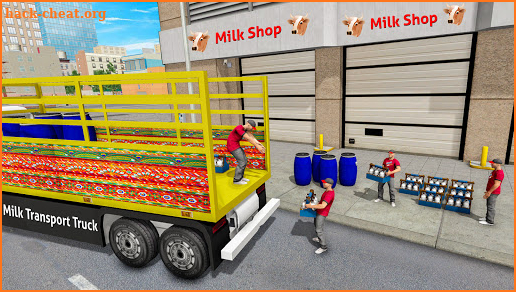 Milk Transport Truck: City Milk Delivery Tanker screenshot