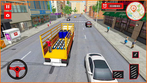 Milk Transport Truck: City Milk Delivery Tanker screenshot