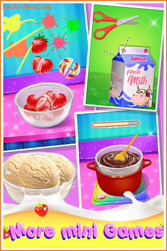 MilkShake Madness - Girls Cooking Game screenshot