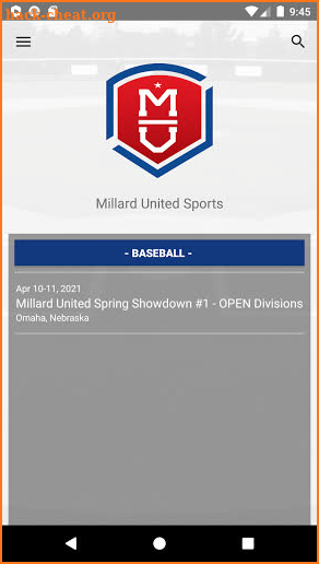 Millard United Sports screenshot