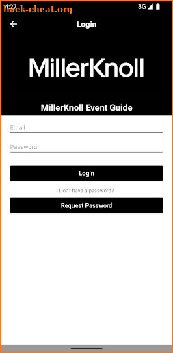 MillerKnoll Event Guide screenshot