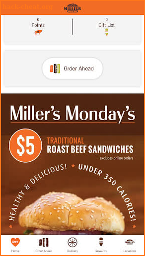 Miller's Roast Beef screenshot
