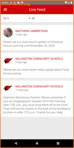 Millington Community Schools screenshot
