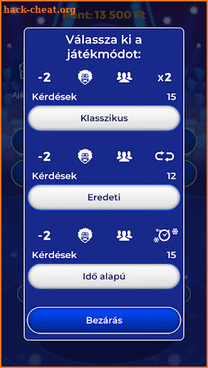 Milliomos 2019 - Magyar Legjobb Kvíz Trivia Puzzle screenshot
