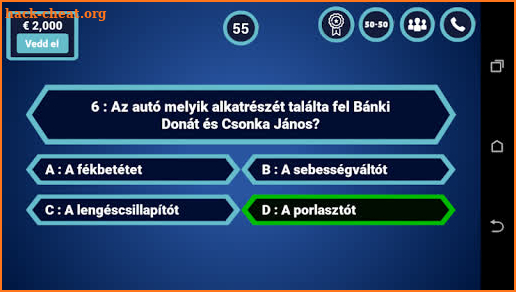 Milliomos 2019 - Magyar Online Kvíz Trivia Game screenshot