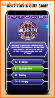 Millionaire 2018 Quiz - Who Wants to Be a Rich? screenshot