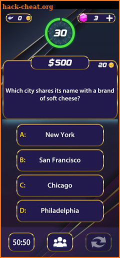 Millionaire 2021 Quiz screenshot