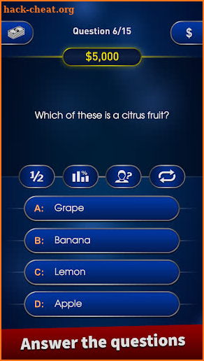 Millionaire 2023 Trivia Quiz screenshot