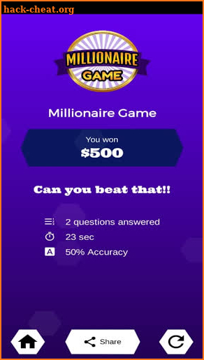 Millionaire Game - Trivia Quiz screenshot