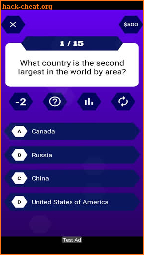 Millionaire Game - Trivia Quiz screenshot