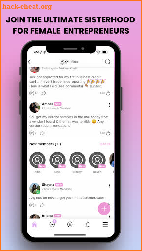 Millionaire Girls App screenshot