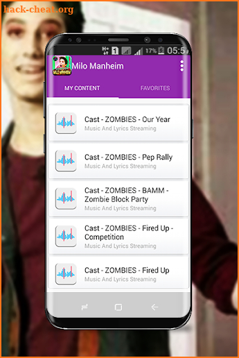 Milo Manheim - All Songs Zombies 2018 screenshot