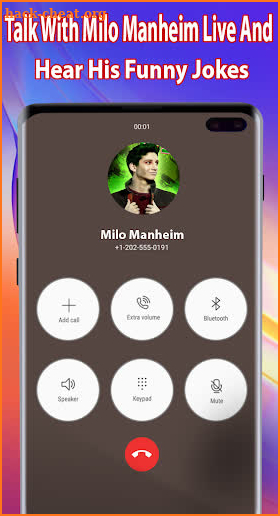 Milo Manheim Video Call - Real Voice 2020 screenshot