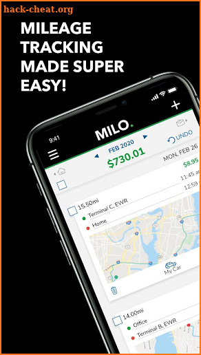 MILO Mileage Tracker and Expense Log screenshot
