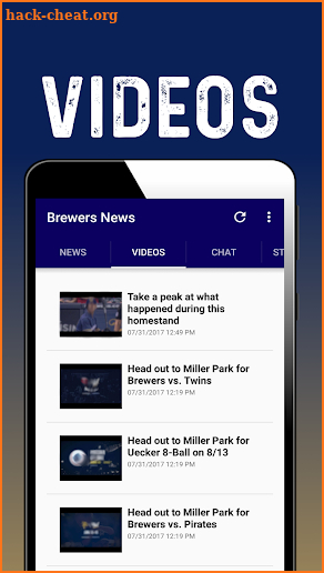Milwaukee Baseball Apps: Brewers screenshot