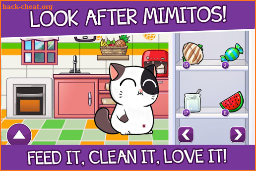 Mimitos Virtual Cat - Virtual Pet with Minigames screenshot