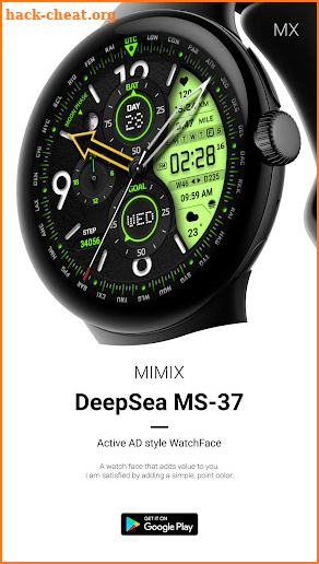 MIMIX Deepsea MS37 Watchface screenshot