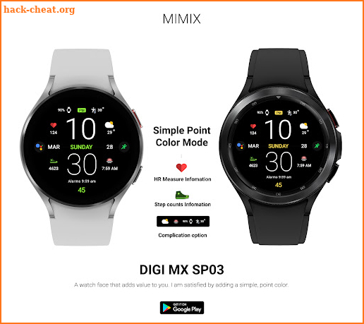 MIMIX Digital Sp03 Watchface screenshot