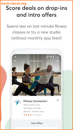 Mindbody: Home Workout & Fitness App screenshot