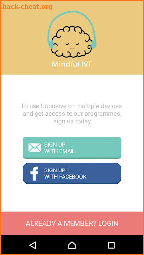 Mindful IVF screenshot