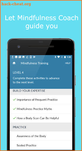 Mindfulness Coach screenshot